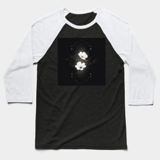 Galaxy Flowers Baseball T-Shirt